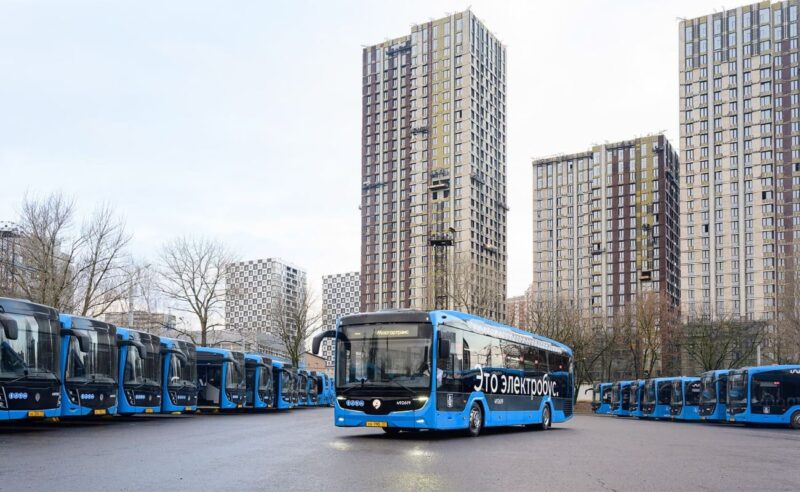 Количество электробусов в Москве может достигнуть 5,9 тыс. к 2030 году