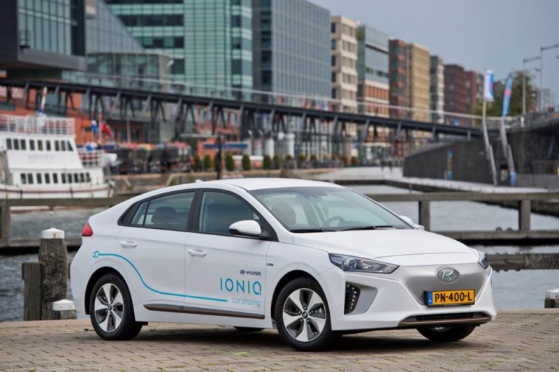 Hyundai запускает каршеринг электромобилей в Амстердаме