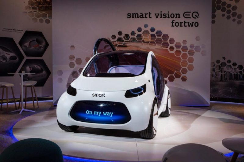 Smart Vision EQ — беспилотный каршеринг от Mercedes