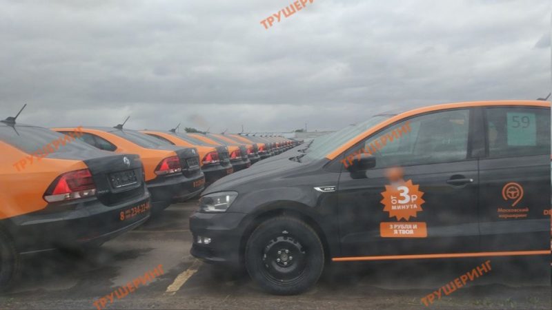 Volkswagen Polo  у Делимобиля — не слухи. Посмотрите на фото