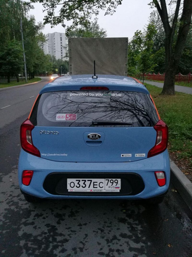 В pool:start появились Kia Picanto. Они доступны в Москве