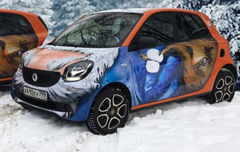 Новогодний штраф от каршеринга МатрёшCar
