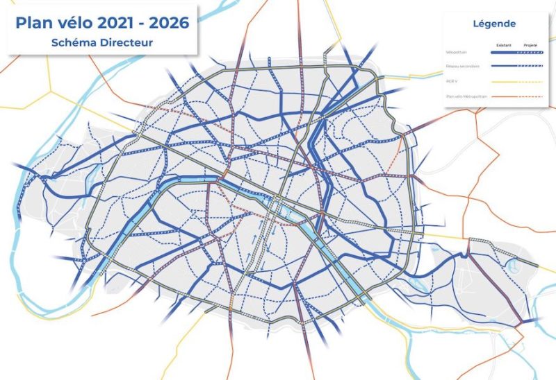 Париж станет полностью пригодным для велосипедов к 2026 году
