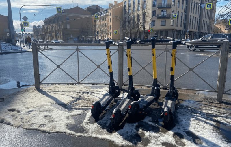 Петербургский кикшеринг временно приостановил работу