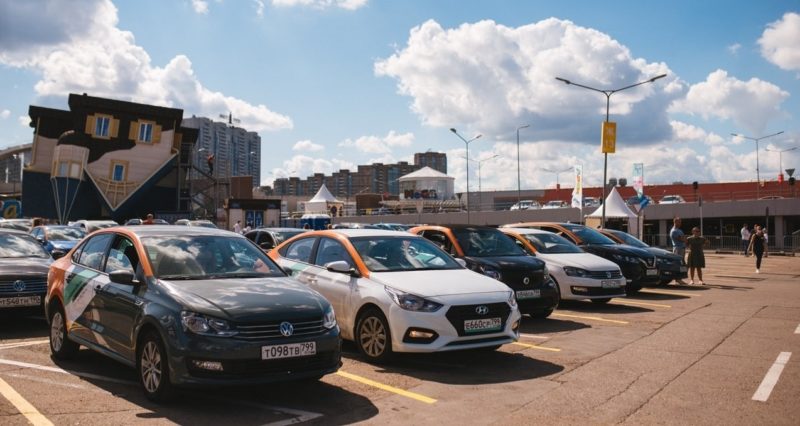 Как парковать каршеринг в торговых центрах