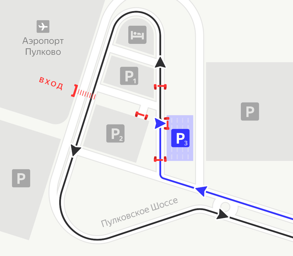 Парковка каршеринга Яндекс Драйв в аэропорту Пулково - Трушеринг