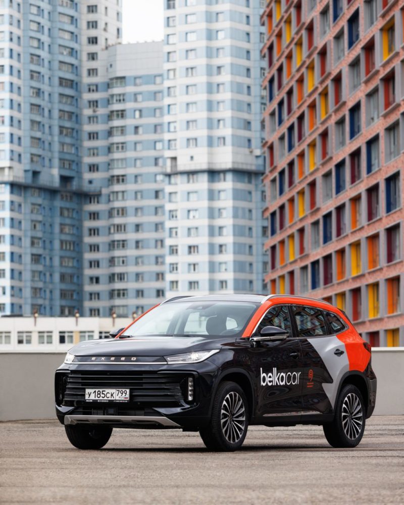 Каршеринг BelkaCar добавил на карту EXEED TXL и LX в Москве и Сочи — фото 3