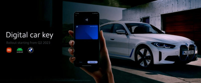 Xiaomi и BMW представили цифровой автомобильный ключ