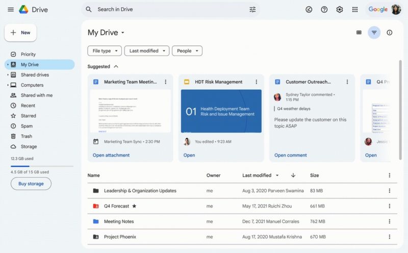 Google изменит внешний вид «Диска», «Документов», «Таблиц» и «Презентаций»