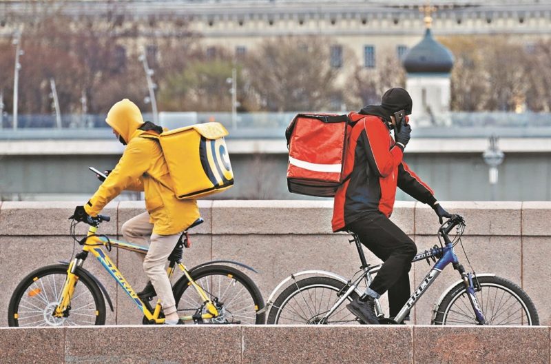 В Санкт-Петербурге ввели новые ограничения для курьеров