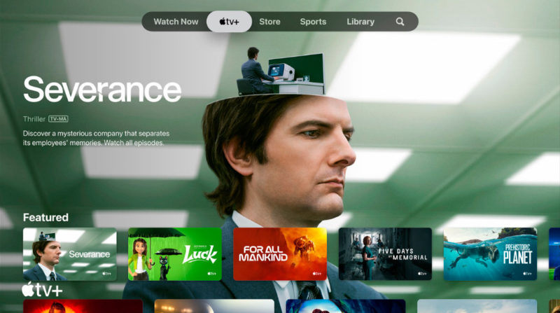В сервисе Apple TV+ перестали выходить фильмы и сериалы с русской озвучкой