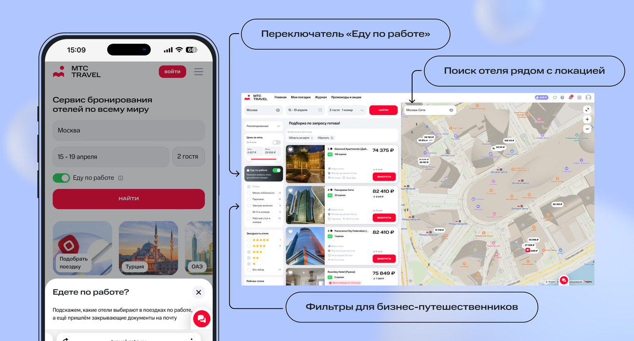 МТС Travel запустил опцию командировок для путешествующих по работе -  Трушеринг