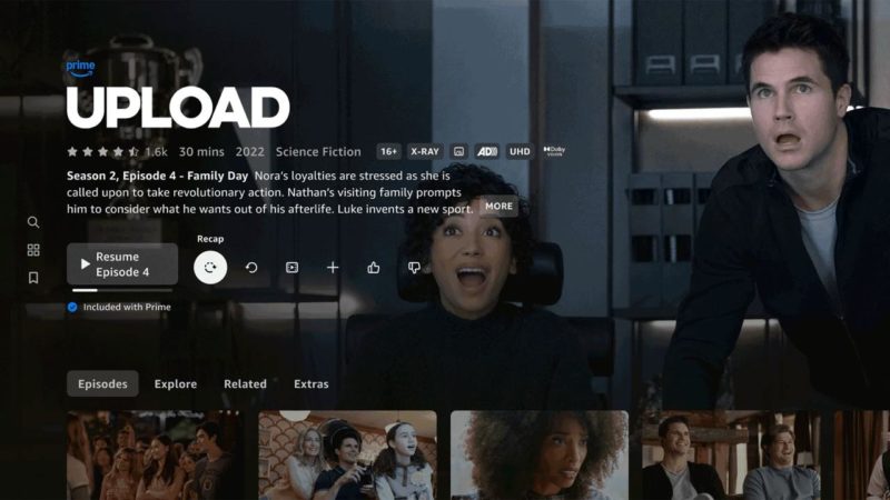 Amazon добавил в Prime функцию пересказа сезонов и серий