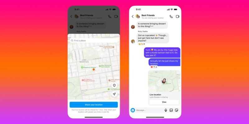 Instagram* запустил функцию шеринга своего местоположения в реальном времени