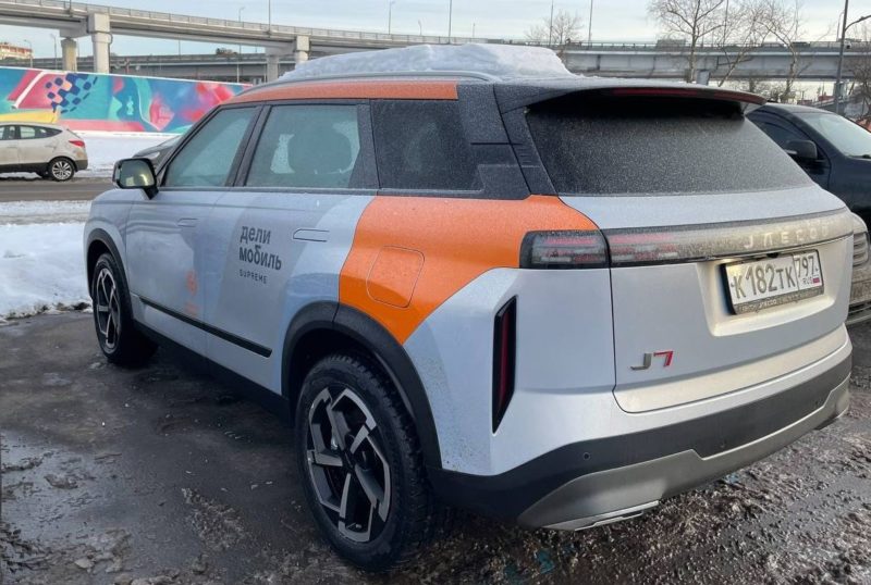 Каршеринг Делимобиль пополнил автопарк Москвы новыми Jaecoo J7
