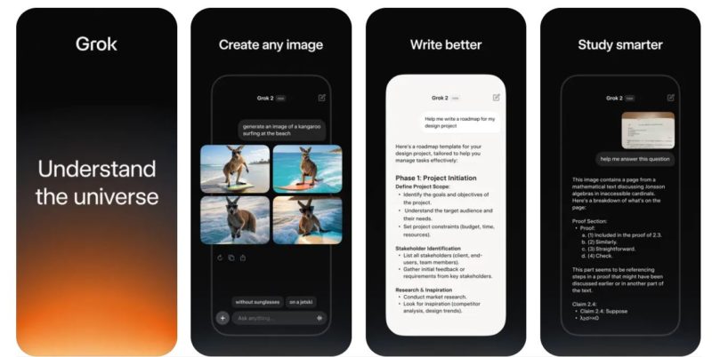 Компания xAI начала тестировать iOS-приложение для чат-бота Grok