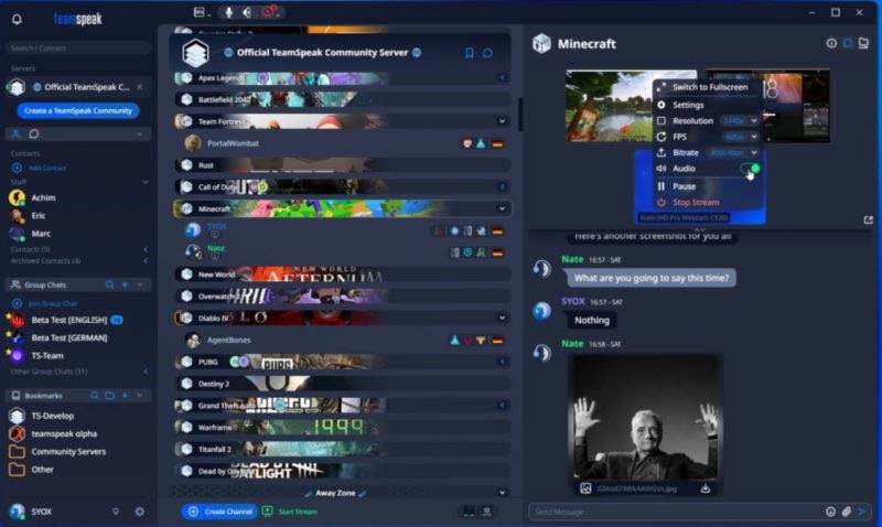 TeamSpeak представил масштабный редизайн