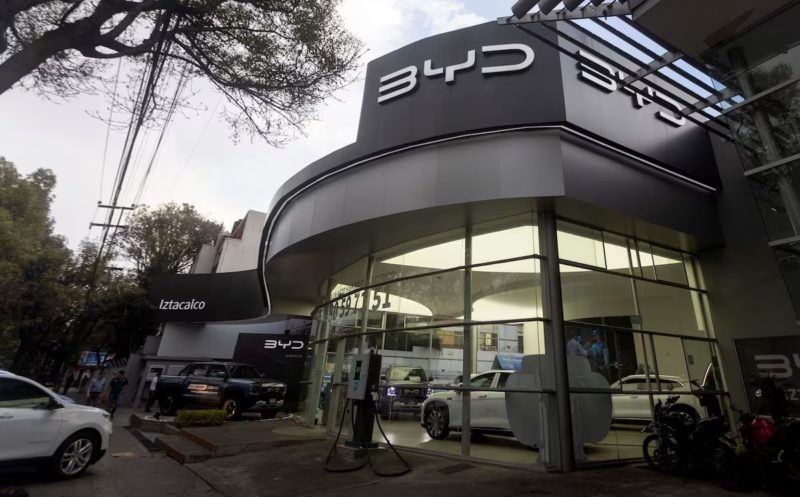 BYD представила платформу для зарядки электромобилей