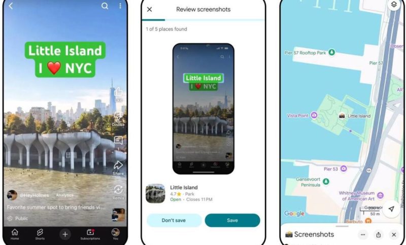 Google Maps сможет распознавать места по скриншотам и планировать поездки