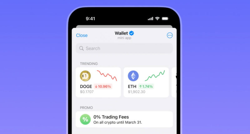 Telegram Wallet начал поддерживать новые криптовалюты