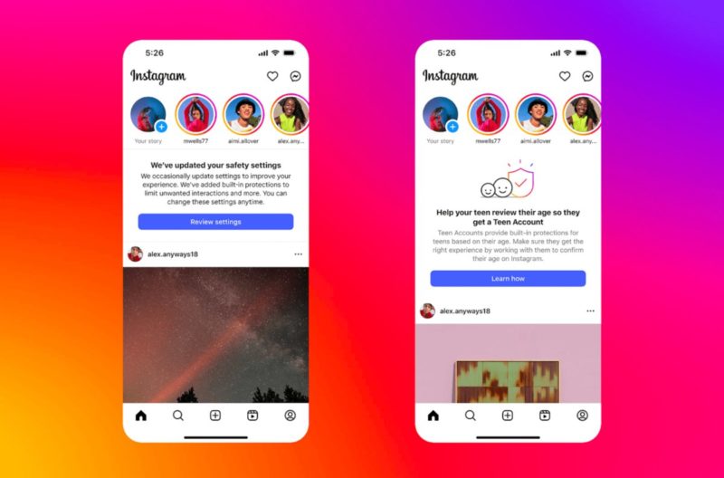 Instagram* начнёт автоматически менять настройки подростковых аккаунтов