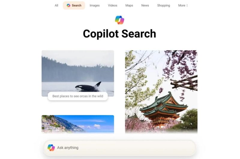 Microsoft запустила ИИ-поисковик Copilot Search