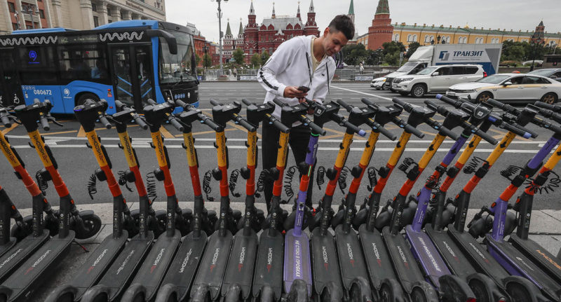 С начала сезона кикшеринга москвичи совершили больше 17 млн поездок