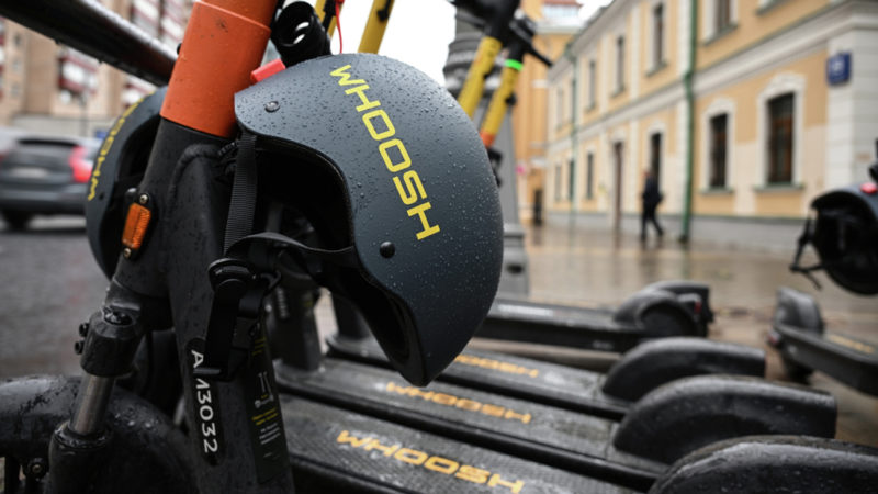 Кикшеринг Whoosh начал начислять вушбаллы за поездки на спокойной скорости