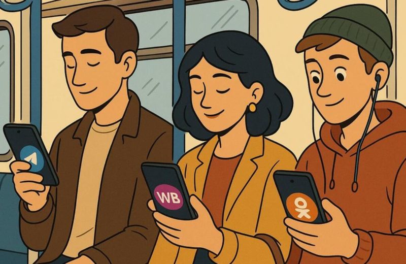 Исследование T2: пассажиры Московского метро предпочитают Telegram, Wildberries и ОК