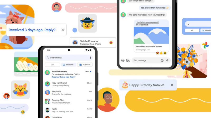 Google добавит в Messages четыре новые функции для удобства и защиты