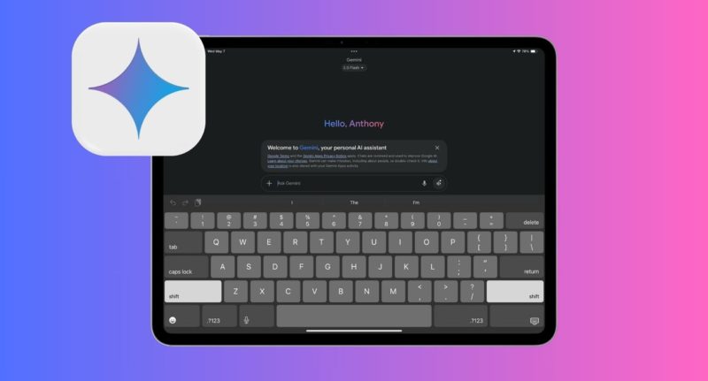 На iPad появилось мобильное приложение Google Gemini
