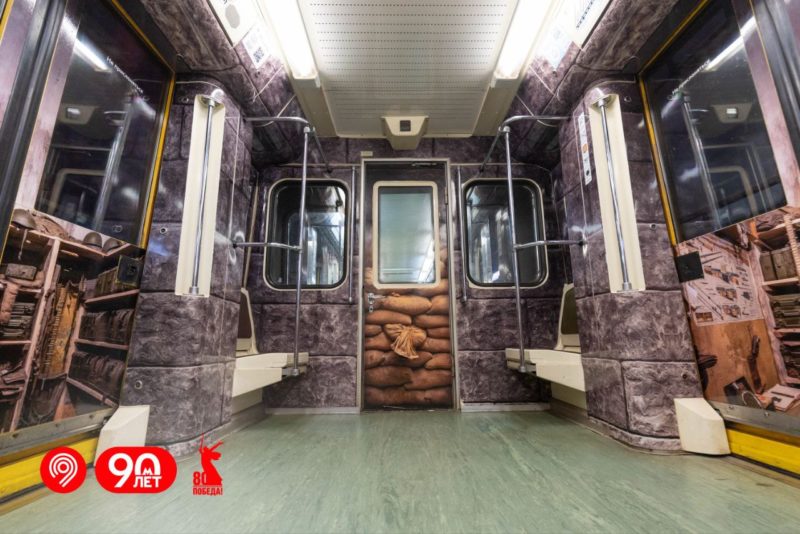 В метро Москвы запустили тематический поезд «Подвиг Народа» — фото 3