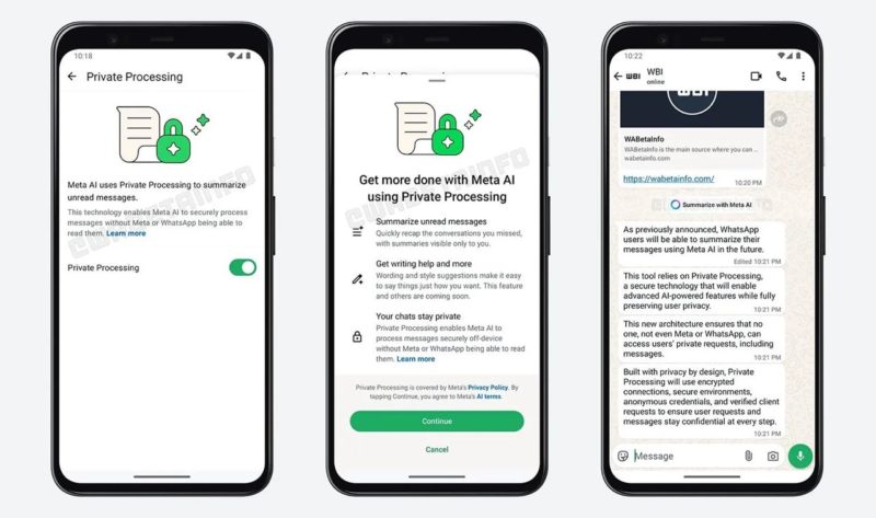 WhatsApp* будет создавать сводку непрочитанных чатов