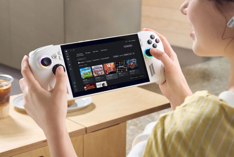 Microsoft представила портативную консоль ROG Xbox Ally