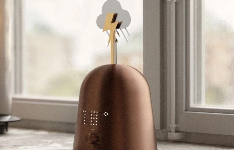 На Kickstarter появилась станция Skymill, которая показывает прогноз погоды с помощью флажков