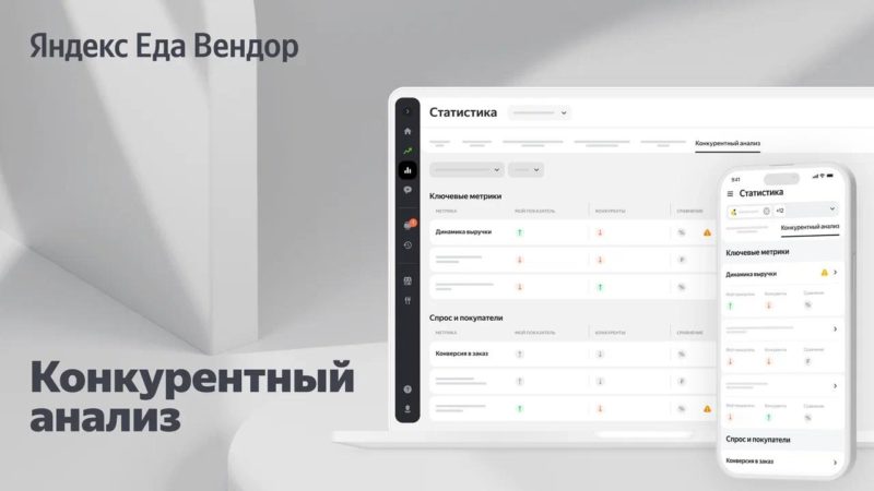 Яндекс Еда даст ресторанам инструмент конкурентного анализа