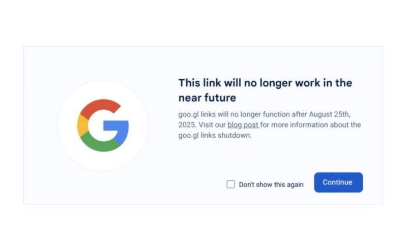 Google решила, что не будет деактивировать короткие ссылки