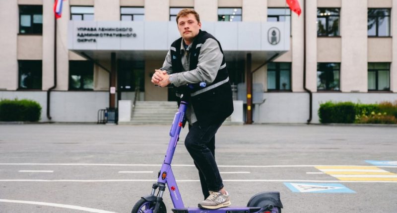 В Тюмени начали использовать самокаты для контроля за порядком на городских территориях