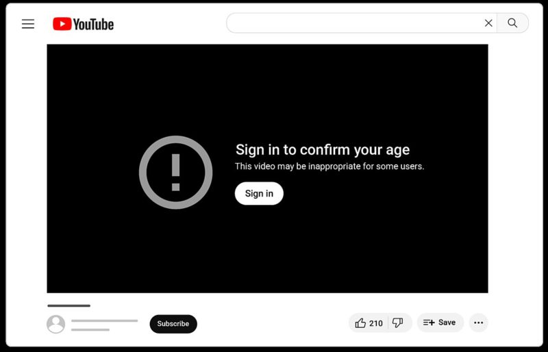 YouTube начнёт ограничивать показ видео с «насилием» из игр для несовершеннолетних