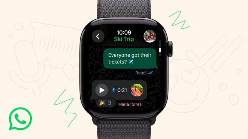 WhatsApp* выпустил официальное приложение для Apple Watch