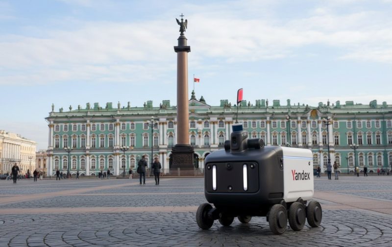 Яндекс запустил роботизированную доставку в Санкт-Петербурге