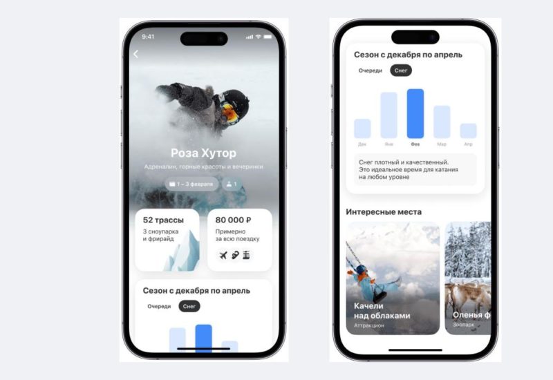 Т-Путешествия запустили платформу для горнолыжного отдыха