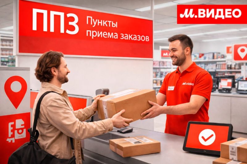 «М.Видео» открыли первые пункты приёма заказов в своих магазинах
