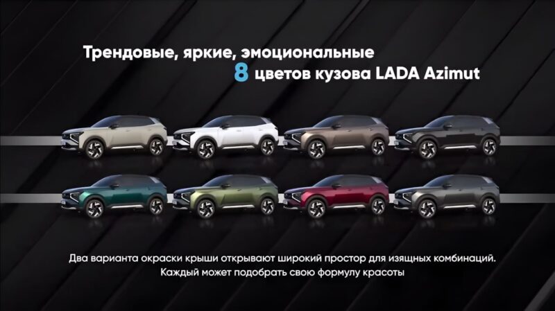 АвтоВАЗ показал варианты дизайна кузова кроссовера Lada Azimut