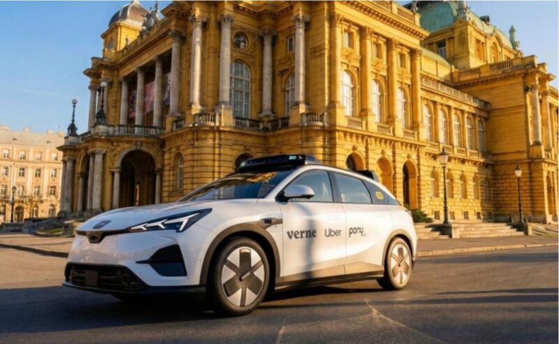 Стартап Verne из Хорватии запустил первый в Европе сервис роботакси