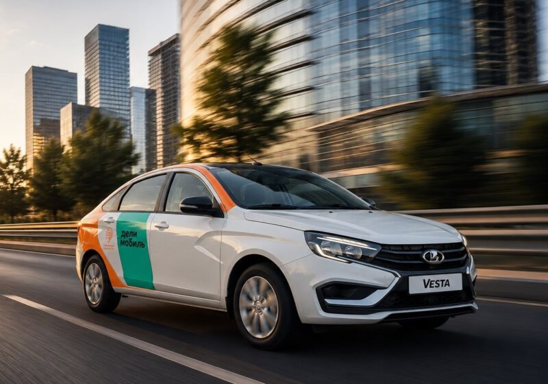Каршеринг Делимобиль добавит Lada Vesta в московский автопарк