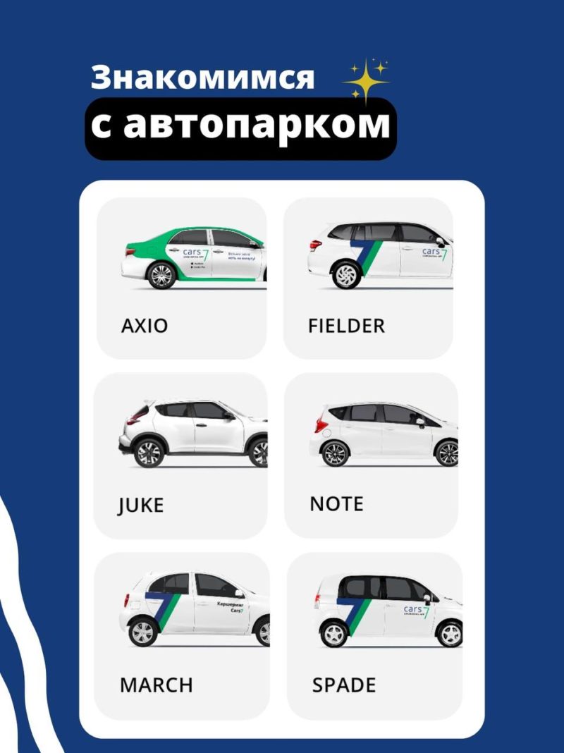 Каршеринг Cars7 рассказал, какие автомобили доступны для аренды в Чите — фото 1