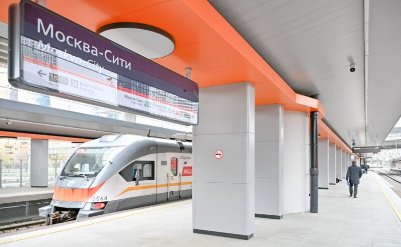 В Москве открылся новый городской вокзал «Москва-Сити D1»