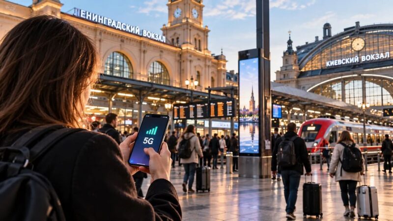 МегаФон запустил 5G на вокзалах Москвы и Петербурга